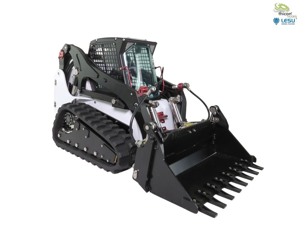 1:14 skid steer loader with crawler chassis white/black ARTR