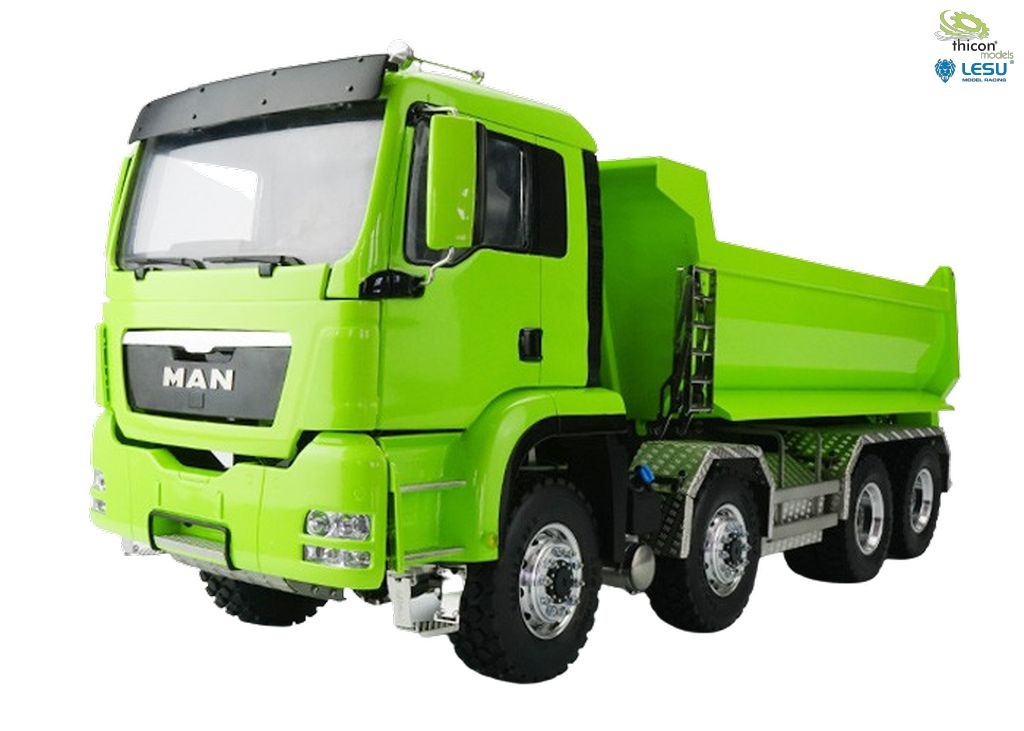 1:14 MAN TGS 8x8 round dump truck - thicon-models