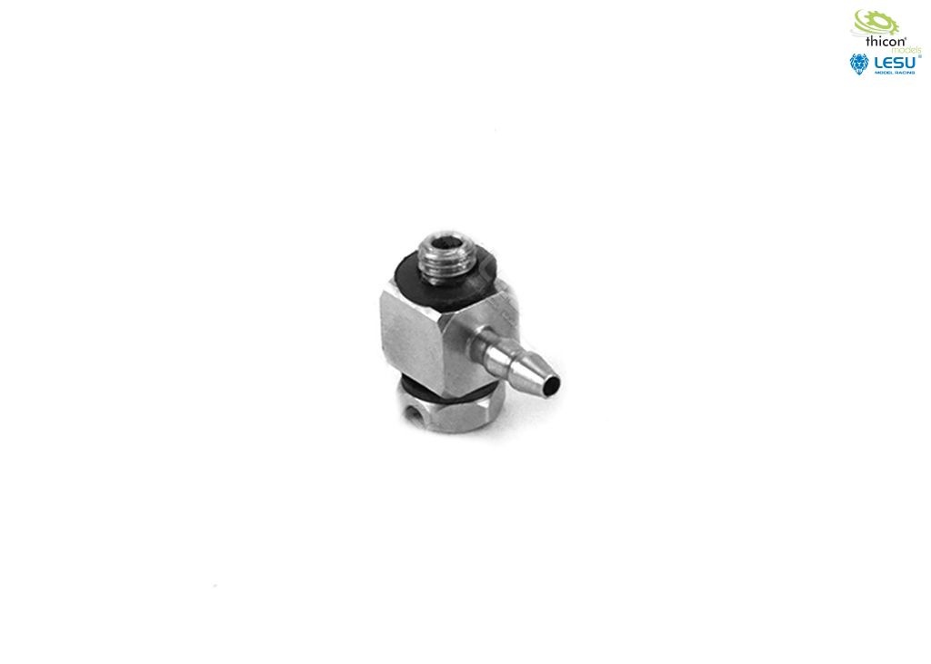 Hydraulic connection nipple angled M3 for 2.5 / 1.5mm Schl.