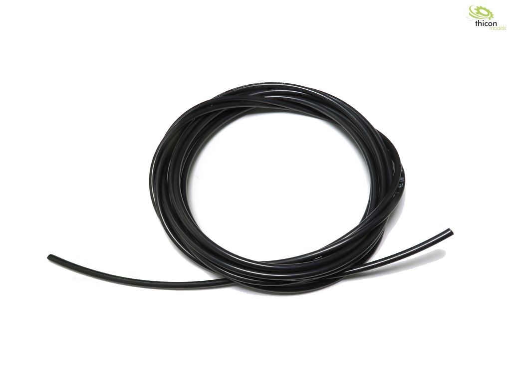 Hydraulic hose 1m black 3x1.7mm flexible up to 35bar