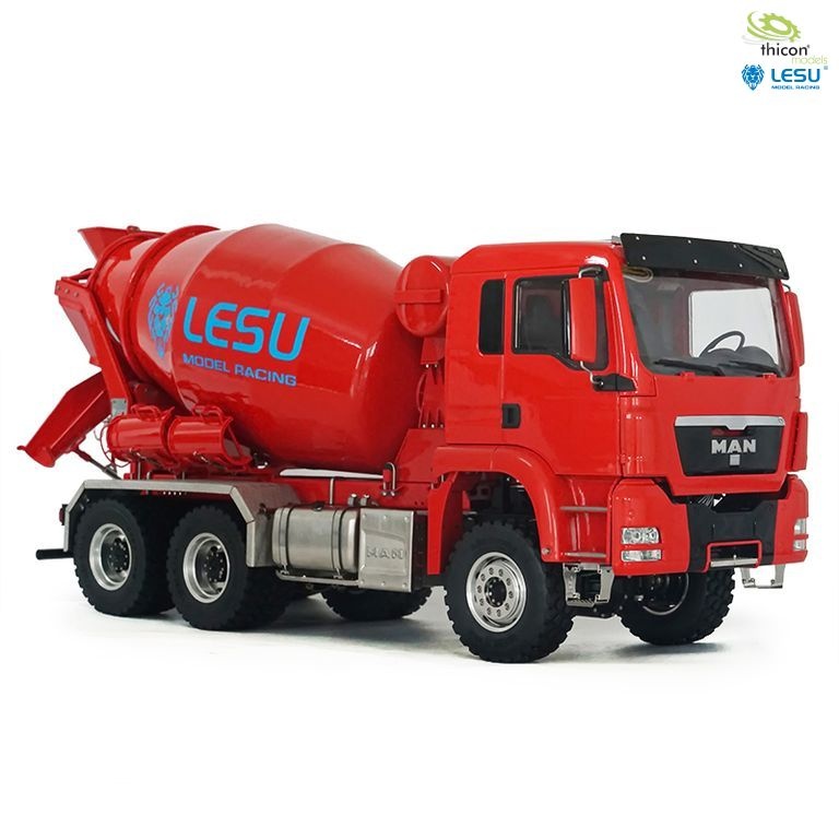 1:14 6x6 MAN TGS concrete mixer made of stainless steel