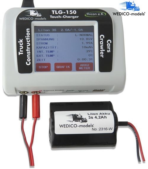 TLG-150 Touch charger for trucks and construction machinery