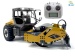 1:14 Road roller ready to drive and painted yellow